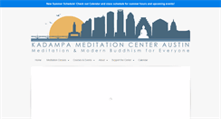 Desktop Screenshot of meditationinaustin.org