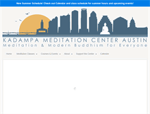 Tablet Screenshot of meditationinaustin.org